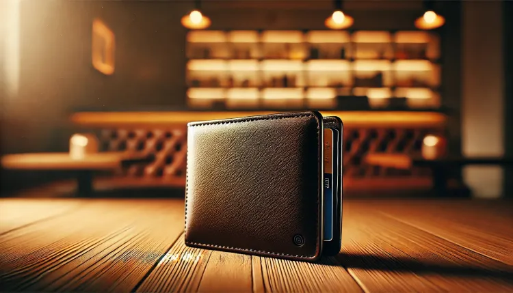 عکسی از یک کیف پول باکیفیت