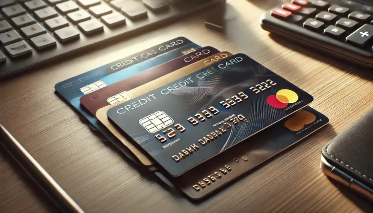 تصویری از چند کارت اعتباری